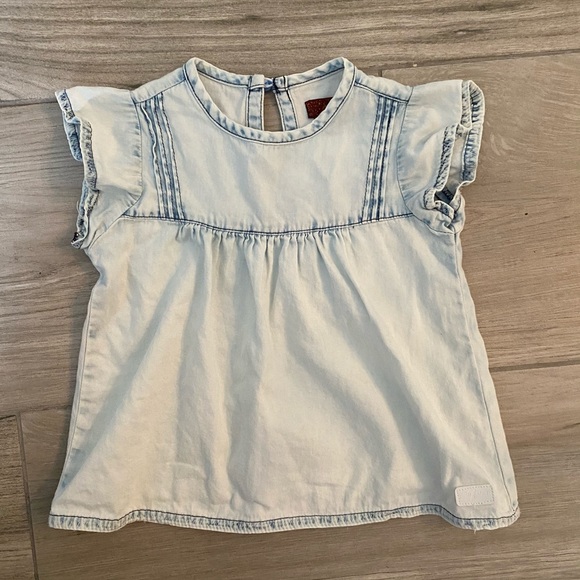 Kids/Toddler Chambray top - Picture 1 of 4